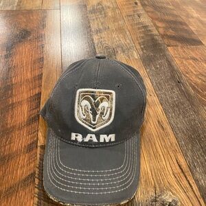 Gray camo RAM truck baseball Cap one size fits all hat